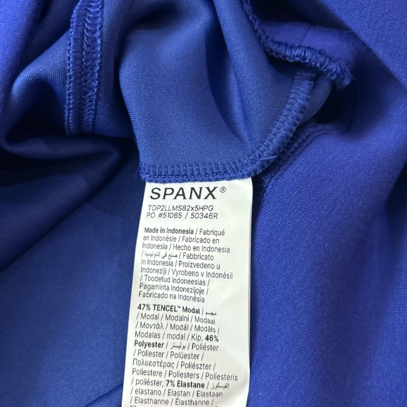 NWT SPANX AirEssentials Half Zip Sweatshirt Deep Azure Evereve M - Picture 8 of 11